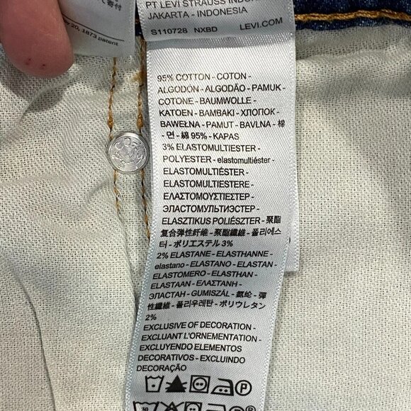 Levi's 505 Jeans Mens 40 x 32 Straight Leg Regular Fit Medium Wash Denim Pants - Picture 13 of 13